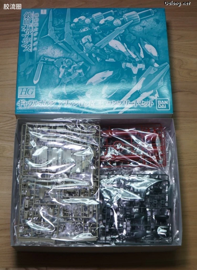 高达铁血的奥尔芬斯 HG 1/144 网络限定版 加拉尔霍恩 阿瑞安罗德舰队 完全套装 - 图片